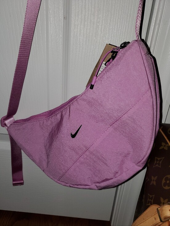 Nike Handbags - Nike Lavender Crescent Crossbody Bag
